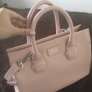 Armani Collezioni blush pink purse